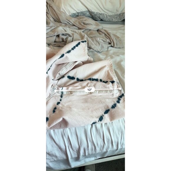 Levis 569 Shorts Mens Size 40 Pink Tie Dye Denim Jean Loose Straight 12” Inseam - Picture 11 of 12